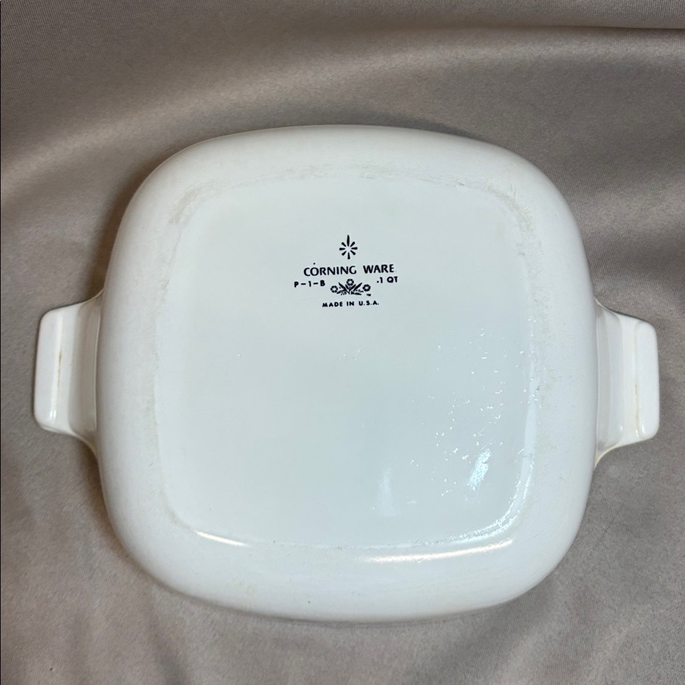 Corning Ware P-1-B 1qt Baking Dish Blue Cornflower - Picture 5 of 16
